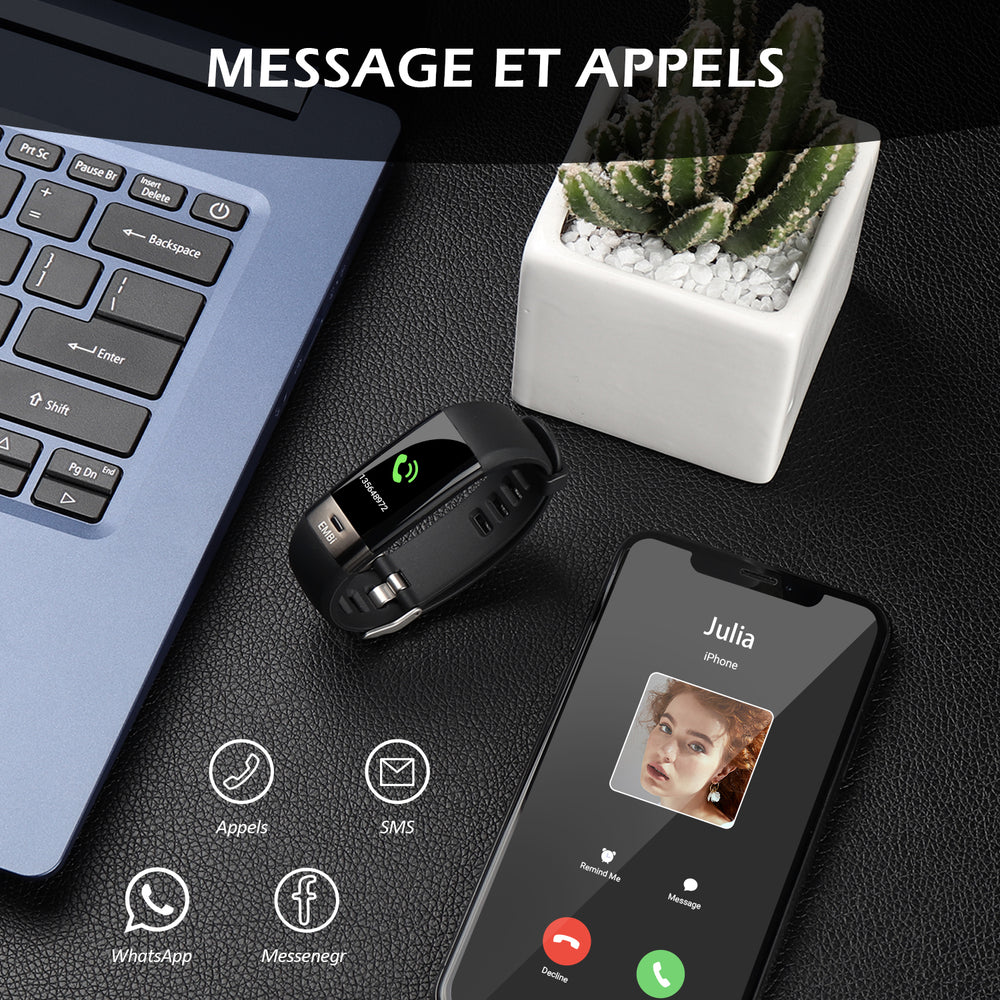 Montre intelligente moniteur de forme physique Surveillez votre famille et votre propre pression artérielle cardiaque ECG Audar EMBI Montre intelligente moniteur de forme physique Surveillez votre famille et votre propre pression artérielle cardiaque ECG Audar EMBI
