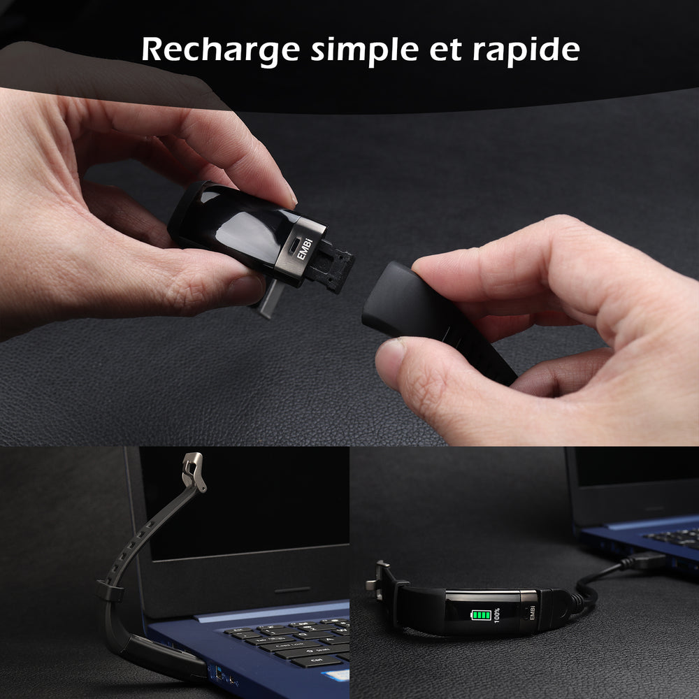 Montre intelligente moniteur de forme physique Surveillez votre famille et votre propre pression artérielle cardiaque ECG Audar EMBI Montre intelligente moniteur de forme physique Surveillez votre famille et votre propre pression artérielle cardiaque ECG Audar EMBI