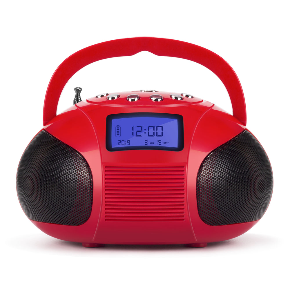 Haut-parleur Bluetooth Portable Rechargeable MP3 AUX FM Réveil Radio August SE20 - Noir Haut-parleur Bluetooth Portable Rechargeable MP3 AUX FM Réveil Radio August SE20 - Noir
