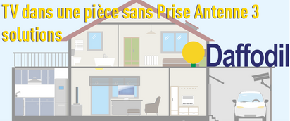 Obtenir la télévision dans une pièce sans prise d'antenne - 3 manières différentes !