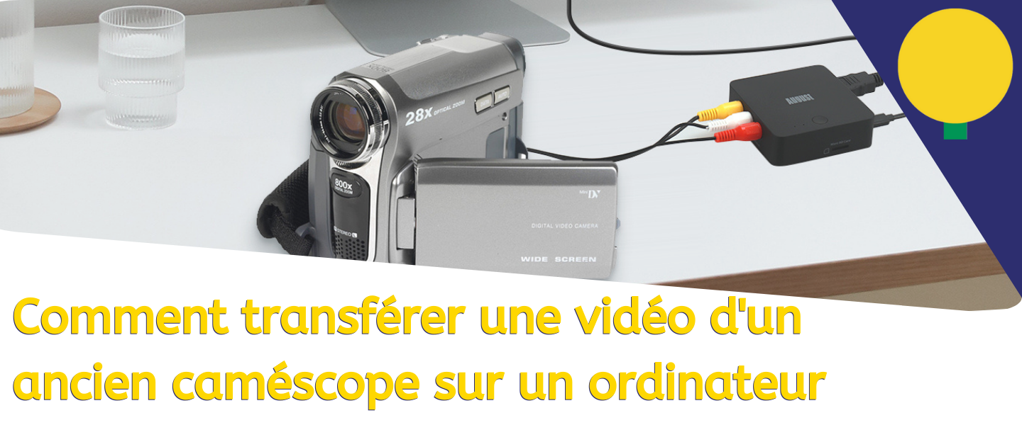 Comment mettre une vidéo d'un caméscope sur un ordinateur