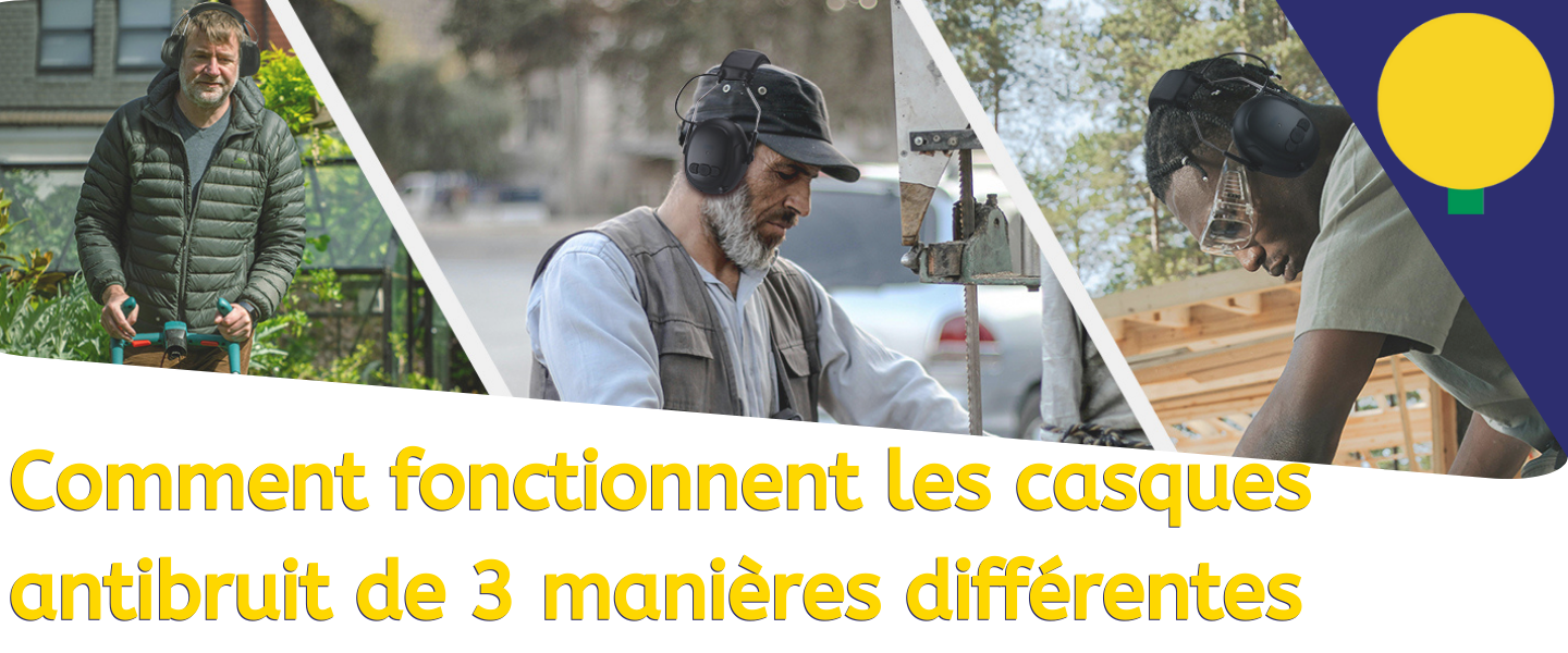 3 façons dont fonctionnent la suppression du bruit et les protège-oreilles ! - iDaffodil