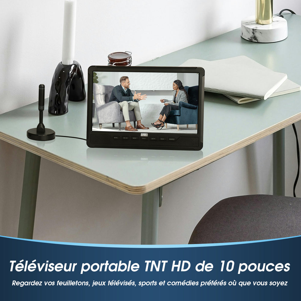 TV avec lecteur DVD intégré portable pour caravane camping-car RV cuisine August DA383