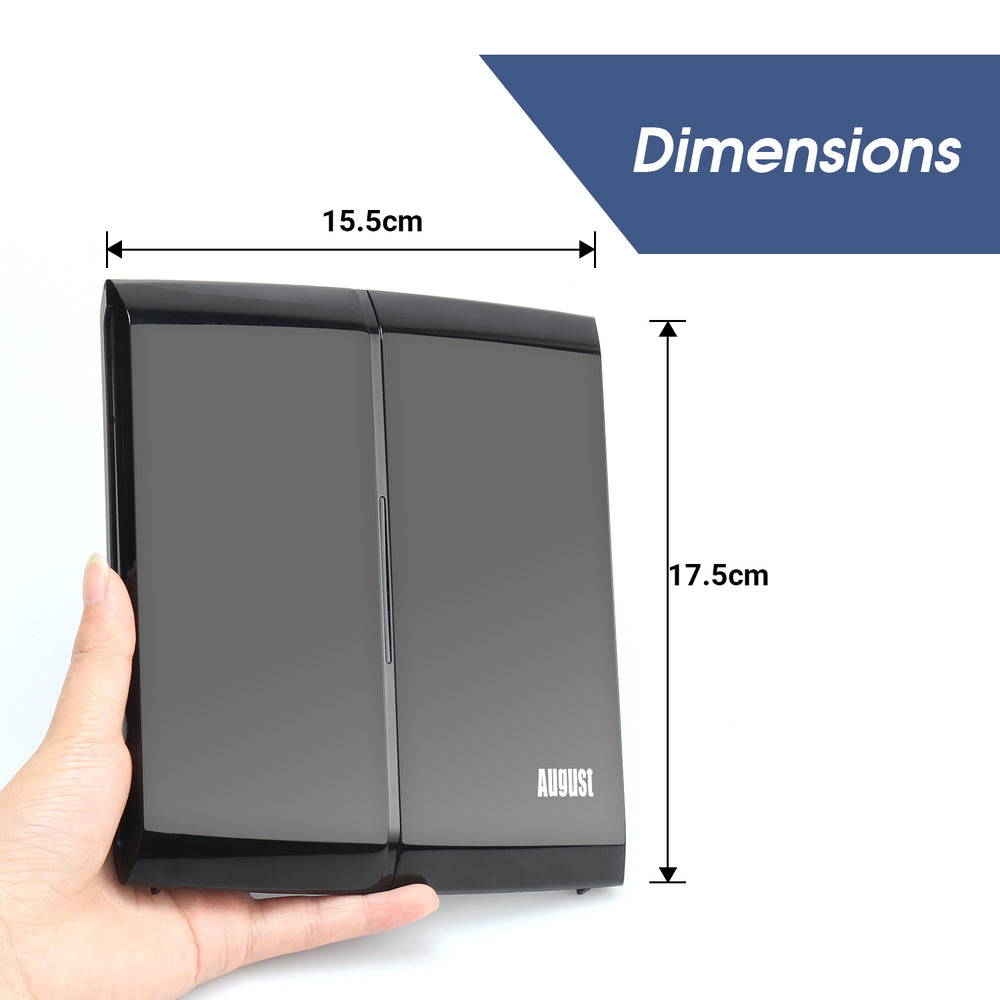 Amplificateur antenne tv avec filtre d'antenne numérique directionnelle intérieure 4G August DTA300B