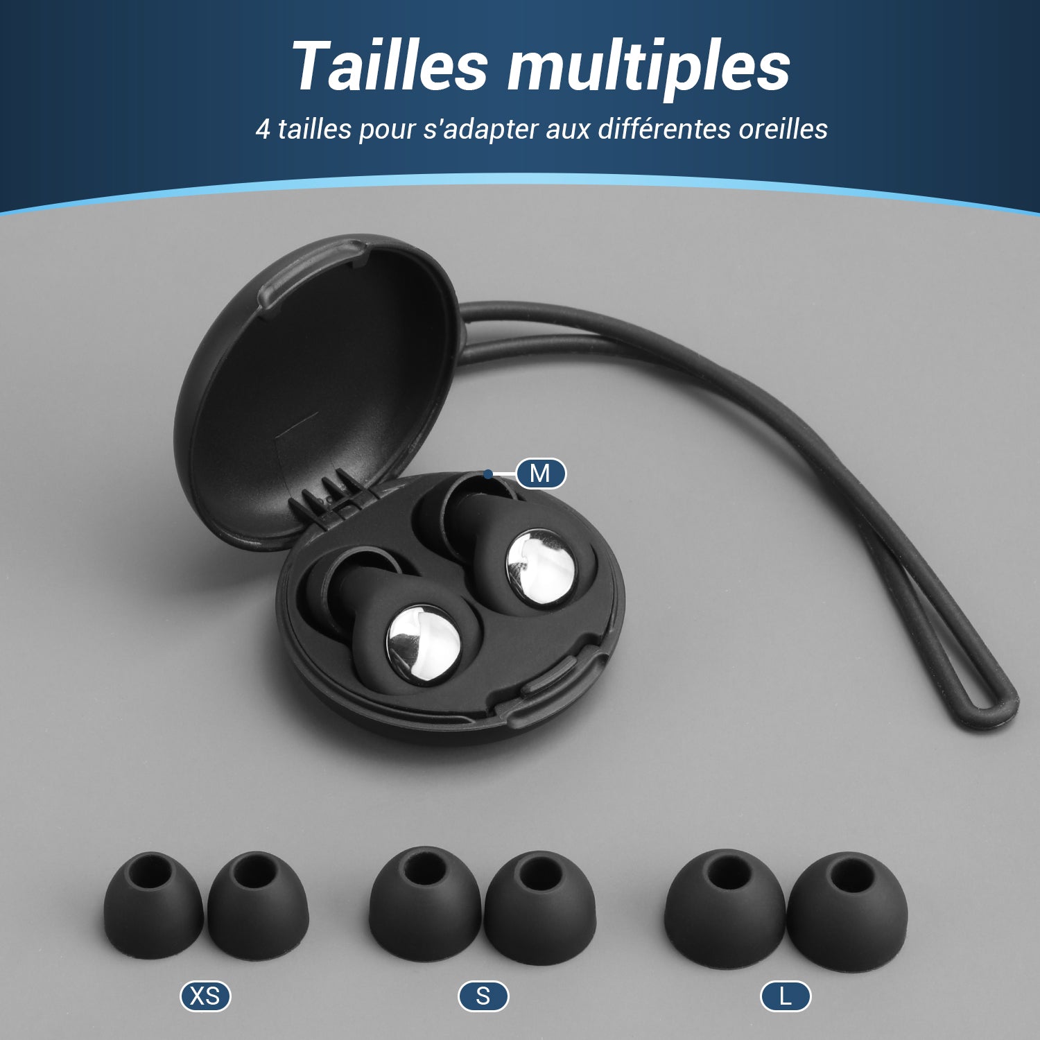 Bouchons d'oreilles pour dormir avec ronflements, trafic, petites oreilles et anxiété EAR530