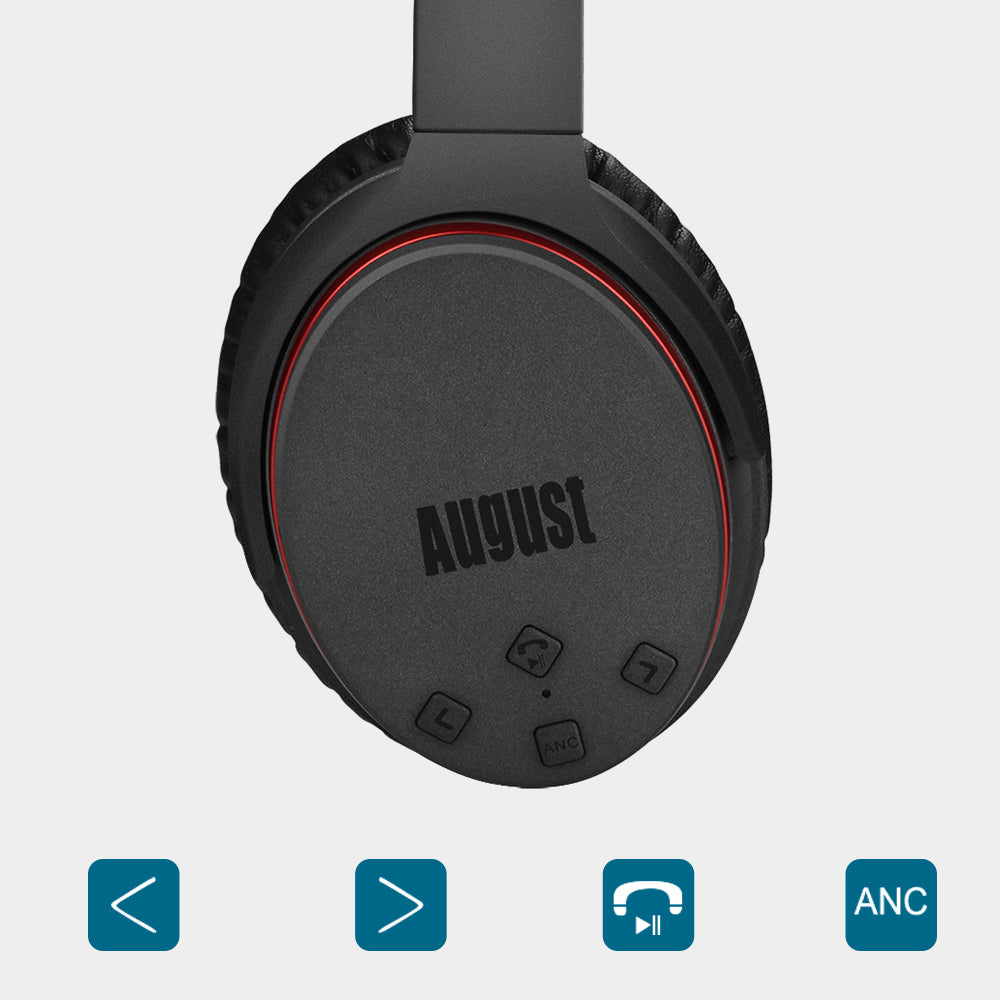 Casque Bluetooth à réduction de bruit ANC NFC AptX August EP735