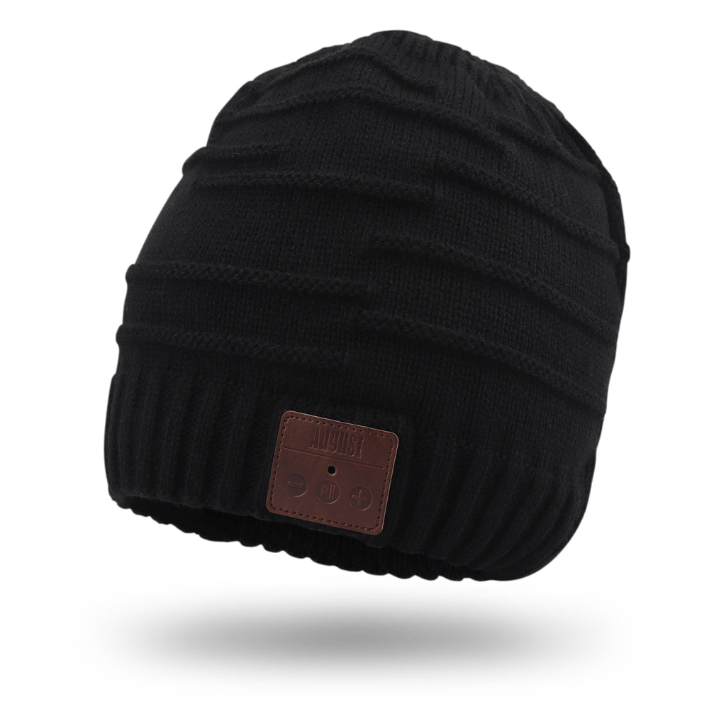 Écouteurs rechargeables sans fil Bluetooth Beanie bonnet avec microphone August EPA25