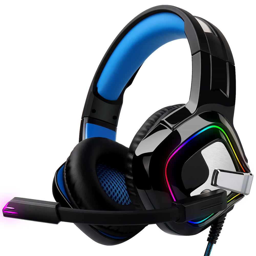 Casque de jeu RGB pour PS4/5 XBOX ONE Nintendo Switch & PC 3.5mm Mic USB EPG100L