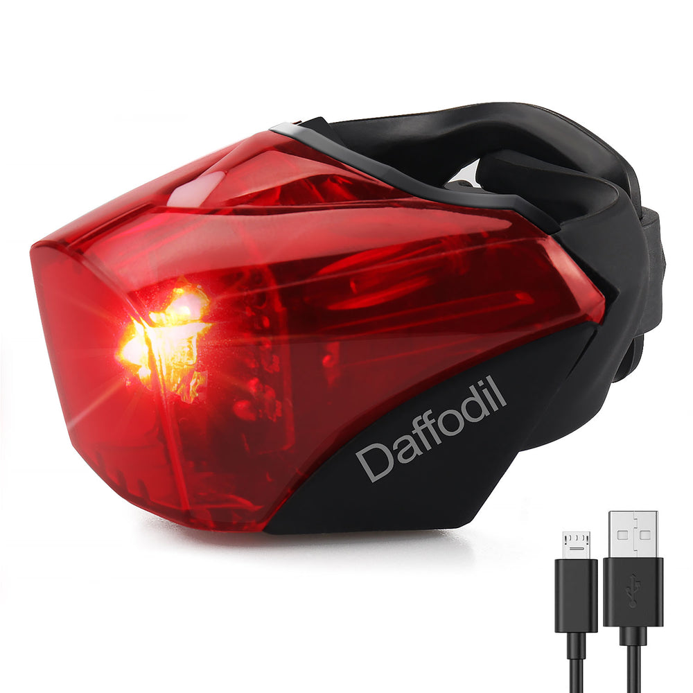 Feu arrière de vélo LED super lumineux USB feu arrière étanche rechargeable LEC510