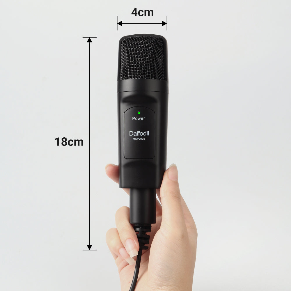 Micro USB Condensateur Omnidirectionnel Avec Trépied Filtre Anti-Pop MCP200B