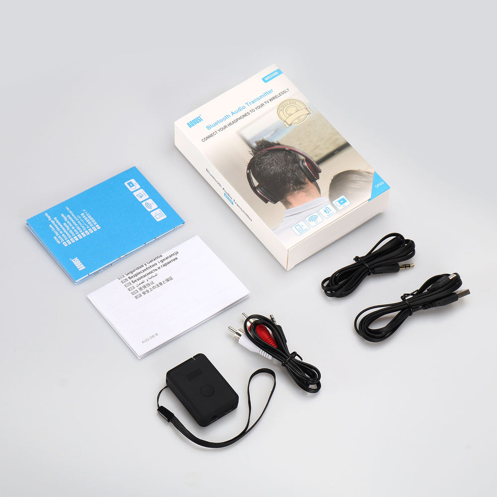 Adaptateur audio Bluetooth émetteur AUX AptX faible latence August MR250B