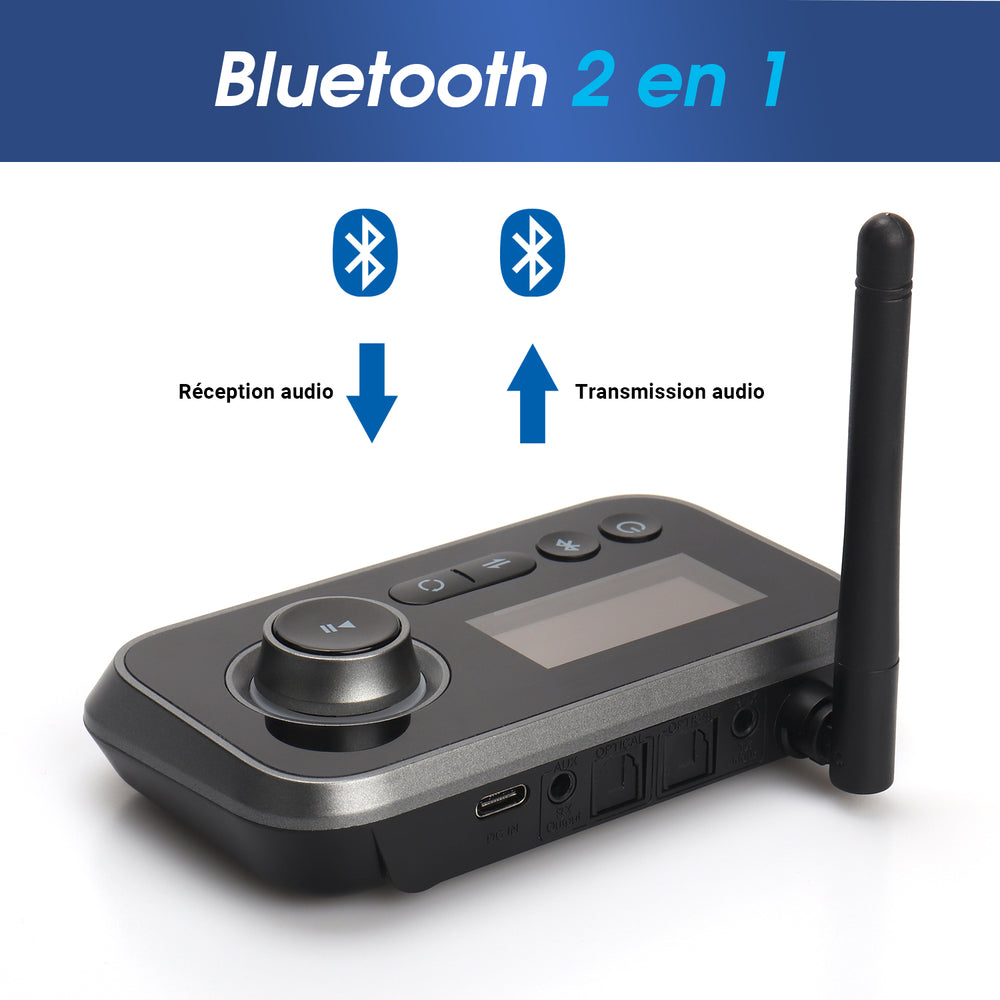 Adaptateur audio double récepteur émetteur Bluetooth August MR280