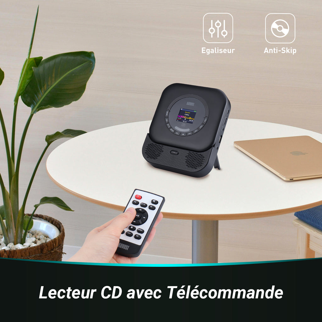 Lecteur CD portable avec Bluetooth et haut-parleur MP3 USB SE15