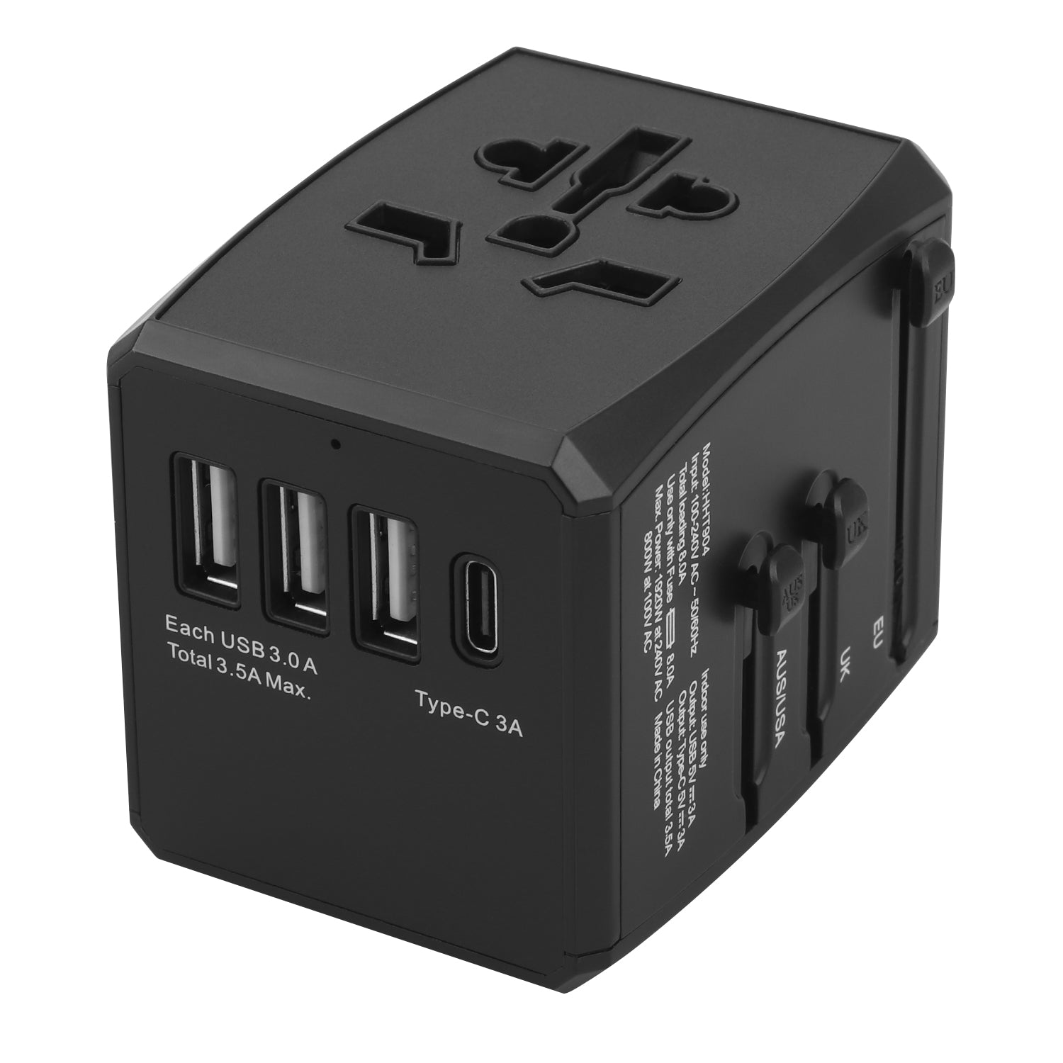 Adaptateur secteur de voyage mondial Port adaptateur USB UK EU AU US Universal Plug - WAP150