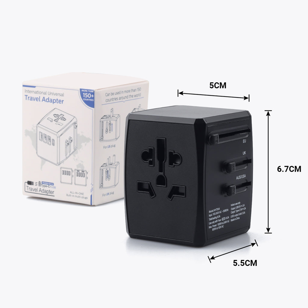 Adaptateur secteur de voyage mondial Port adaptateur USB UK EU AU US Universal Plug - WAP150