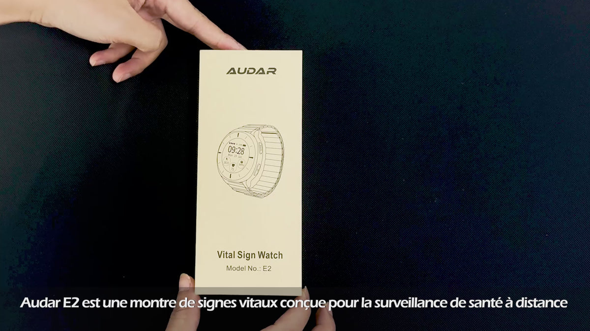 Surveillance des signes vitaux de soins de santé de la plateforme IoT 24 heures sur 24 pour les personnes âgées et les personnes vulnérables AUDAR E2